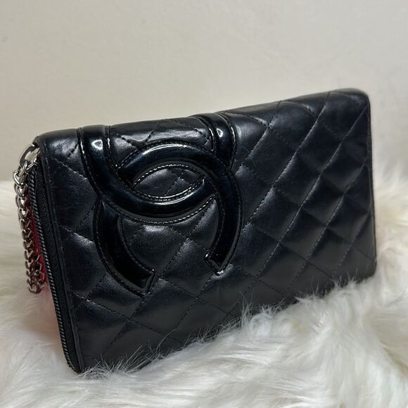 💯Preloved Chanel Large Quilted Wallet/Organizer🍀 - Picture 6 of 16